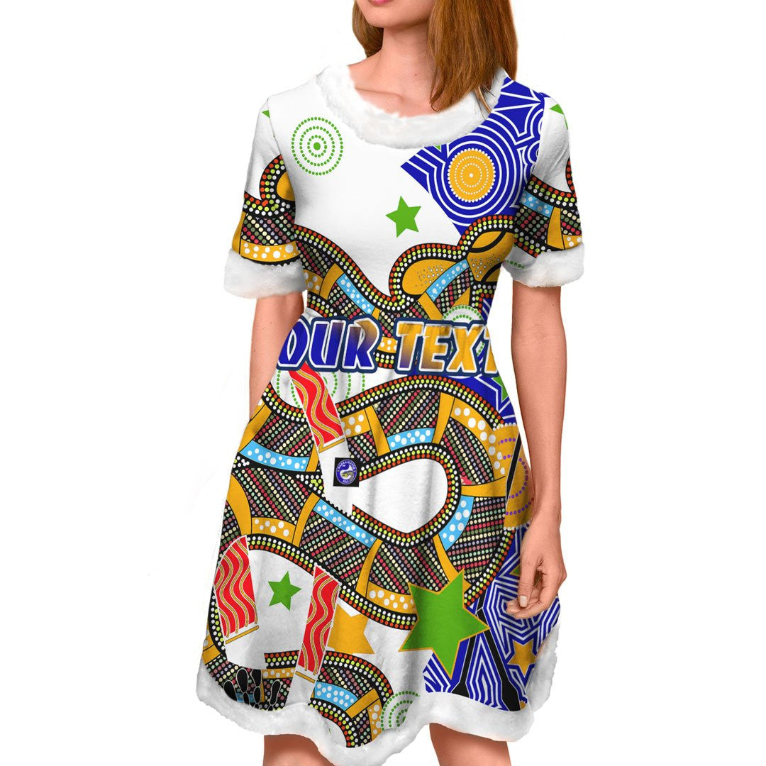 vibe-hoodie-dress-custom-parramatta-eels-indigenous-rugby-team-christmas-dress
