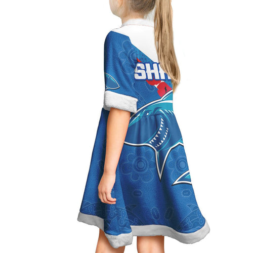 vibe-hoodie-dress-cronulla-sutherland-sharks-simple-style-rugby-team-christmas-dress