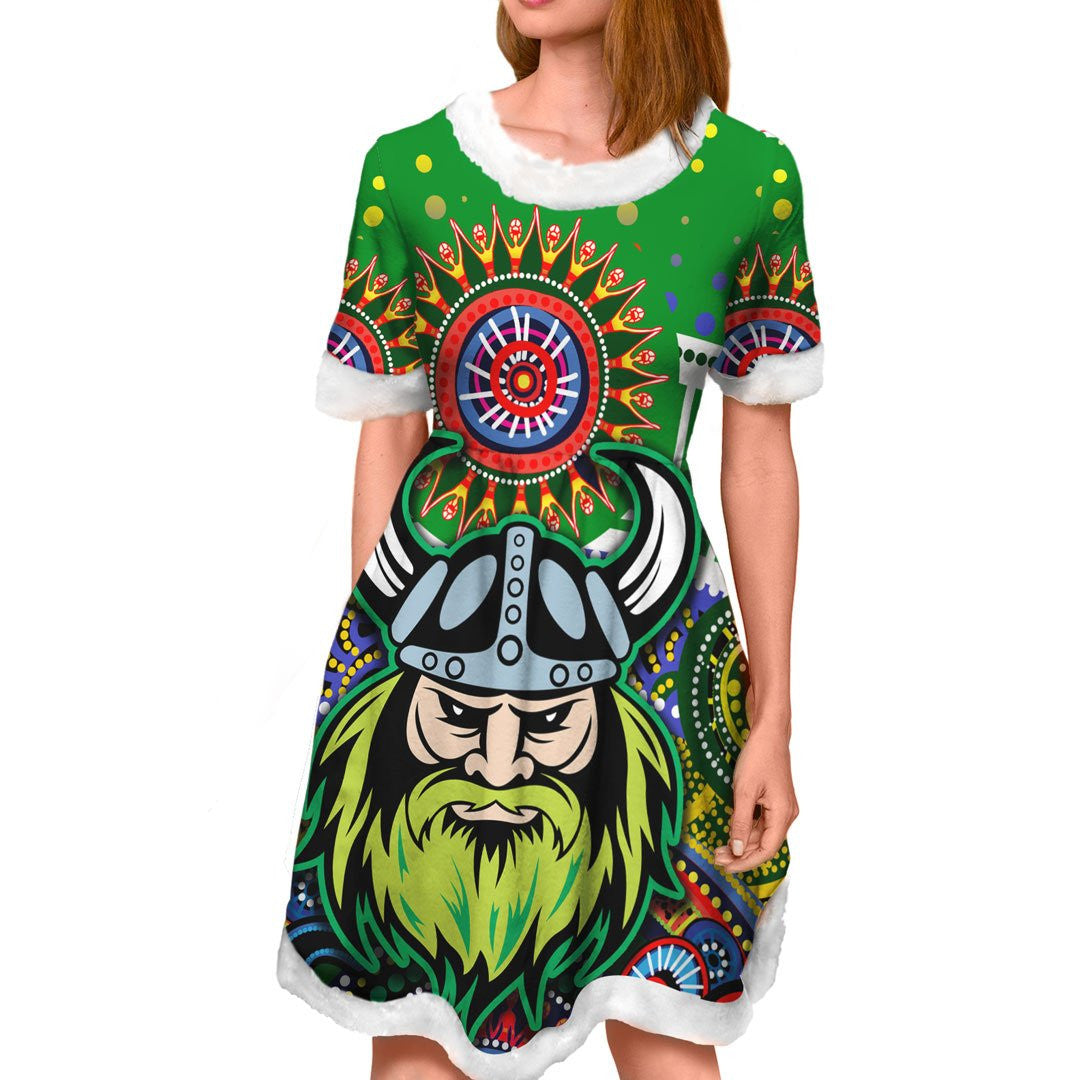 vibe-hoodie-dress-canberra-raiders-indigenous-rugby-team-christmas-dress