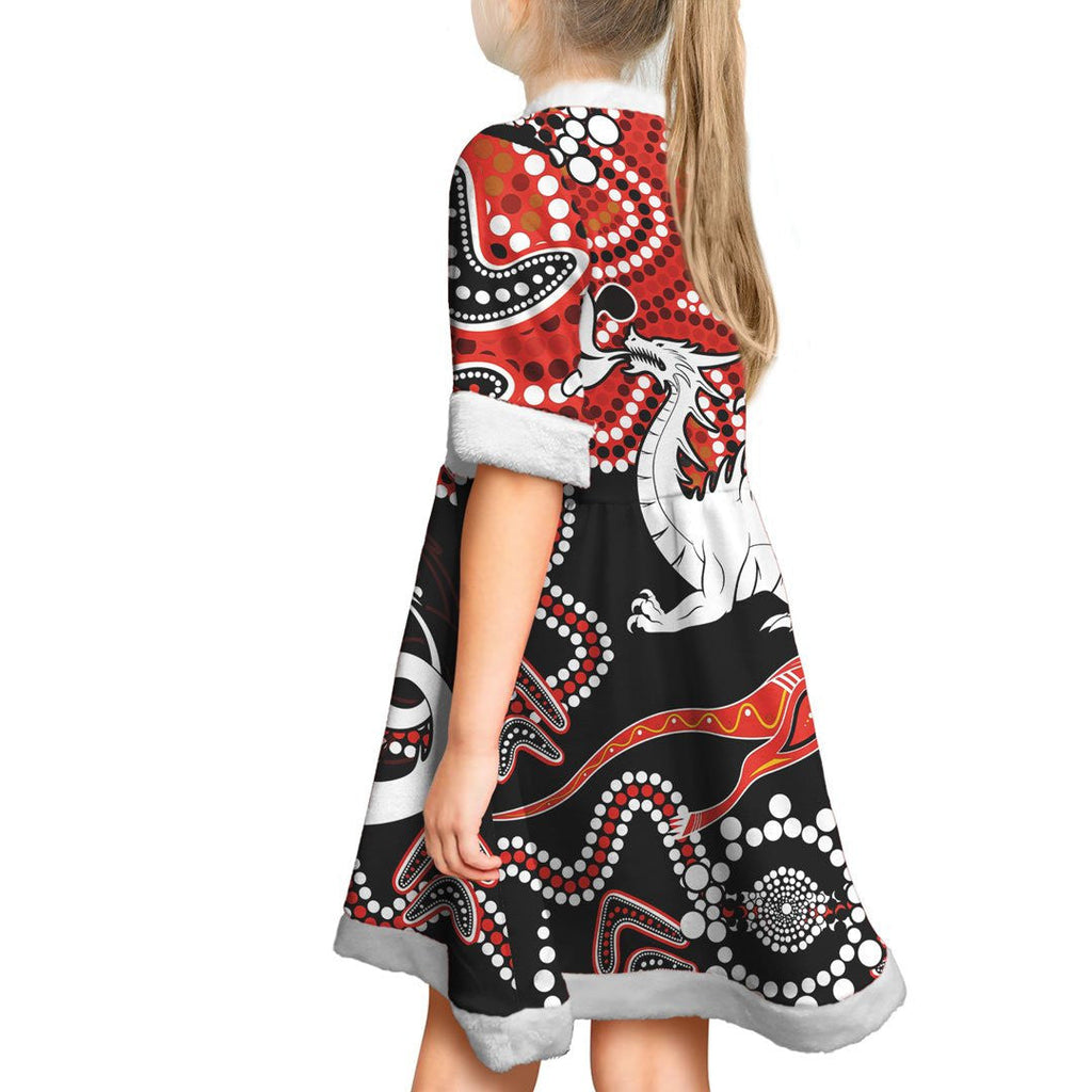 vibe-hoodie-dress-st-george-illawarra-dragons-indigenous-limited-edition-rugby-team-christmas-dress