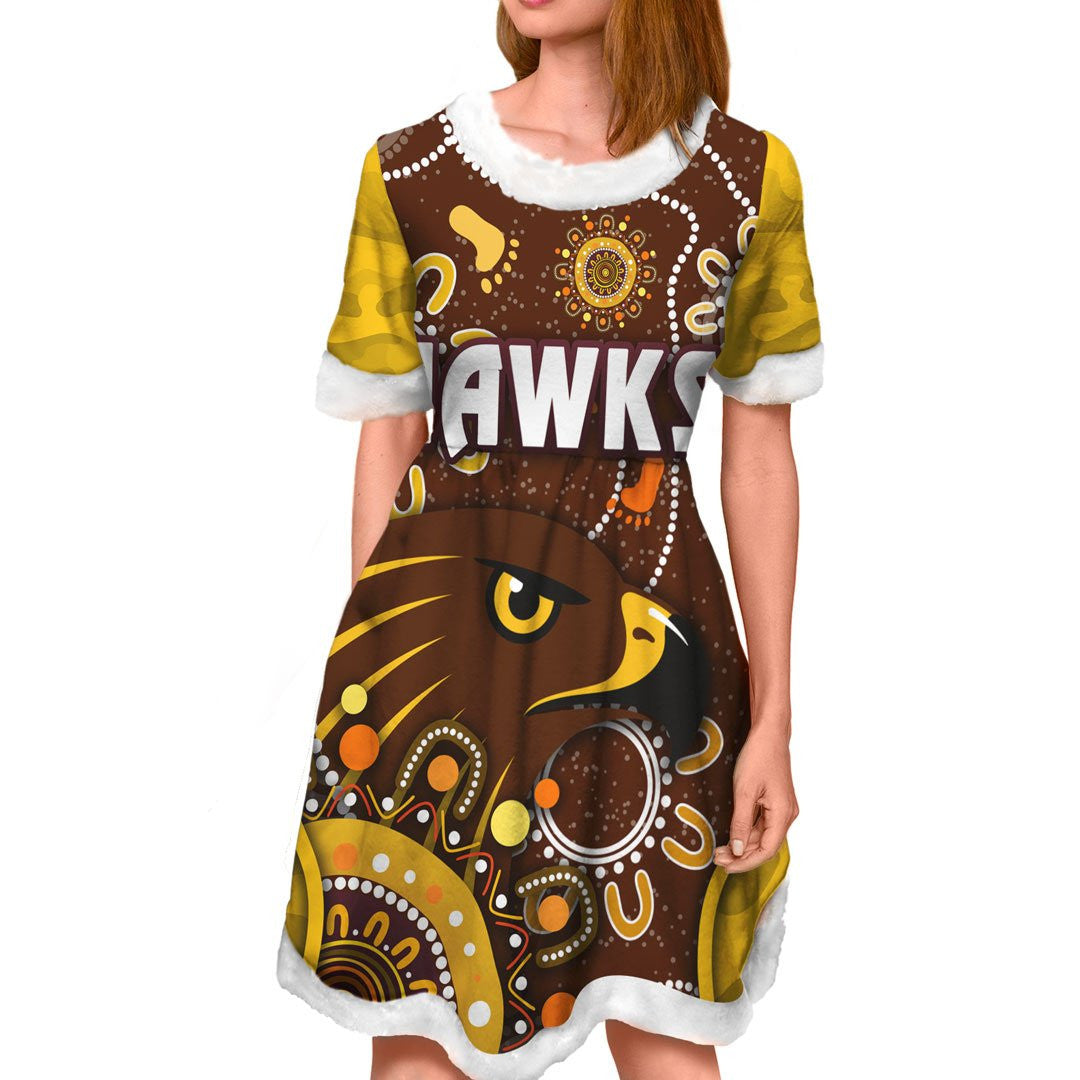 vibe-hoodie-dress-hawthorn-hawks-indigenous-football-team-christmas-dress