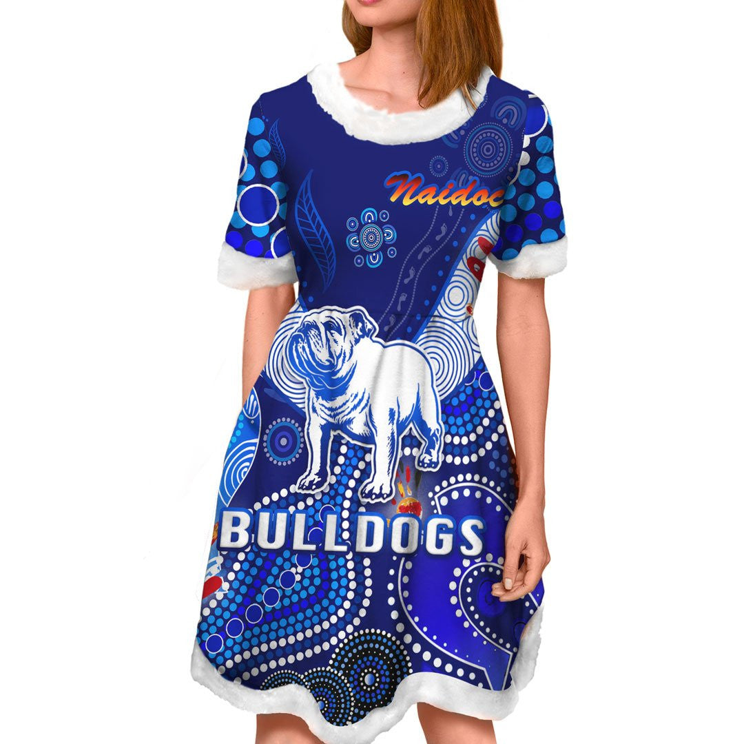 vibe-hoodie-dress-canterbury-bankstown-bulldogs-indigenous-rugby-team-christmas-dress
