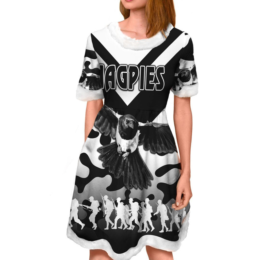 vibe-hoodie-dress-custom-collingwood-magpies-soldiers-anzac-day-white-football-team-christmas-dress