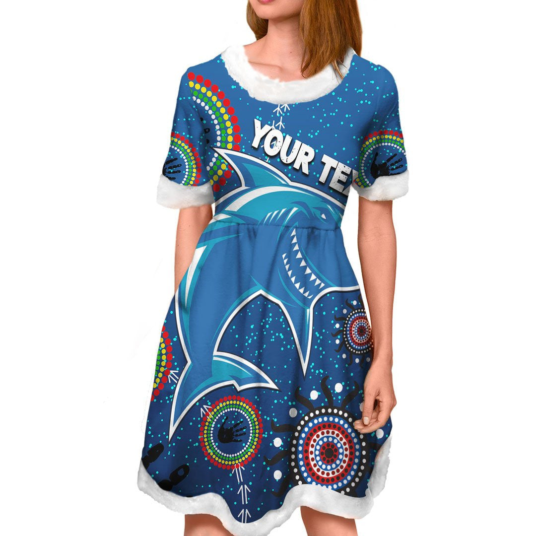vibe-hoodie-dress-custom-cronulla-sutherland-special-indigenous-rugby-team-christmas-dress