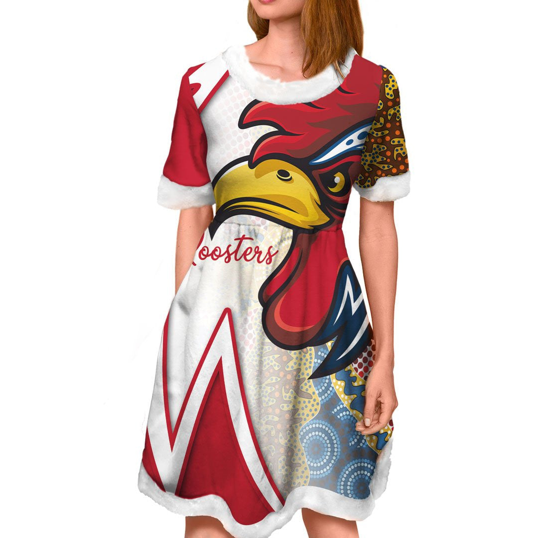 vibe-hoodie-dress-sydney-roosters-indigenous-rugby-team-christmas-dress