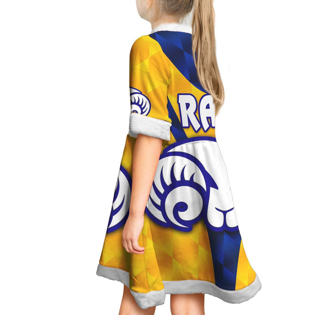 vibe-hoodie-dress-adelaide-rams-yellow-rugby-team-christmas-dress