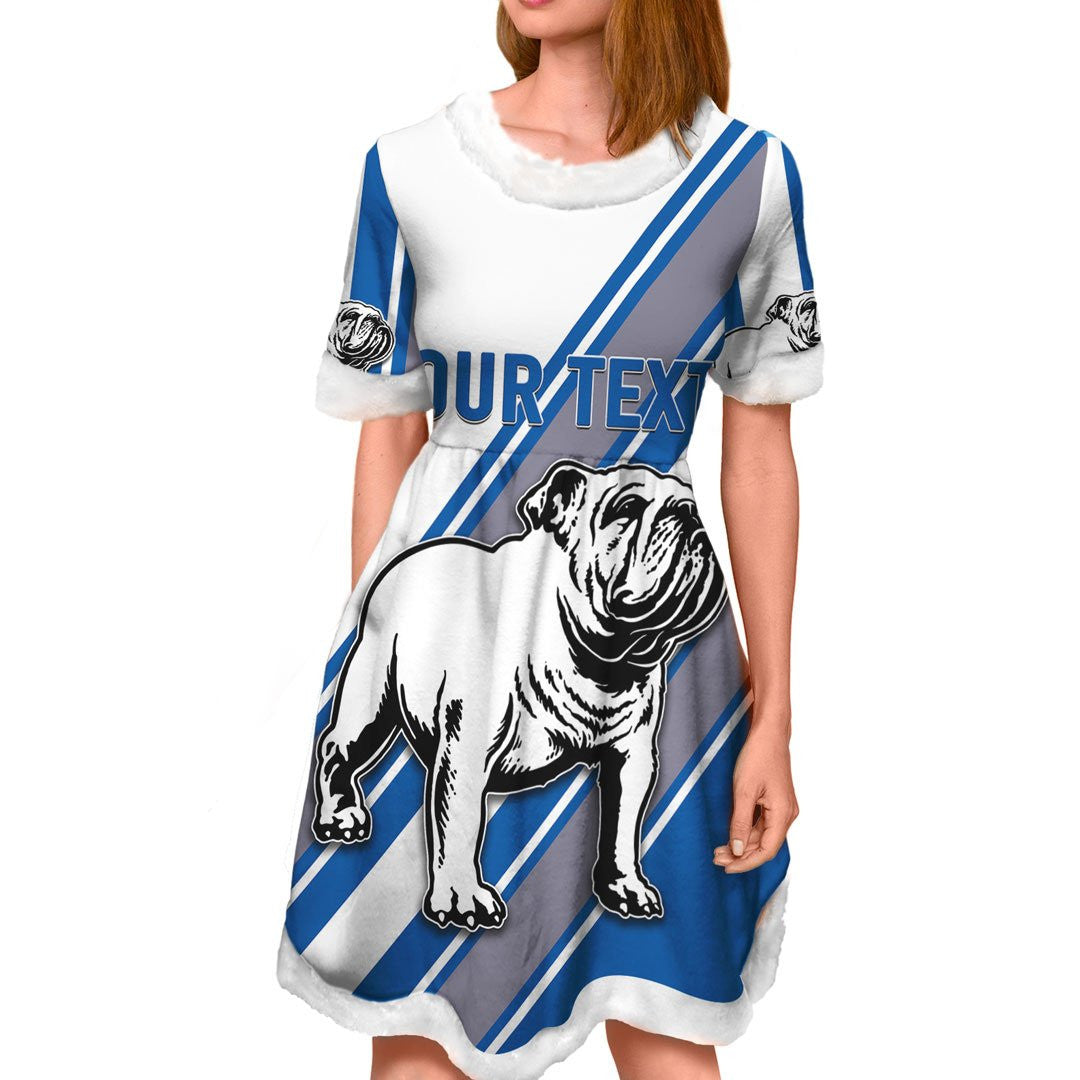 vibe-hoodie-dress-custom-canterbury-bankstown-bulldogs-simple-style-rugby-team-christmas-dress