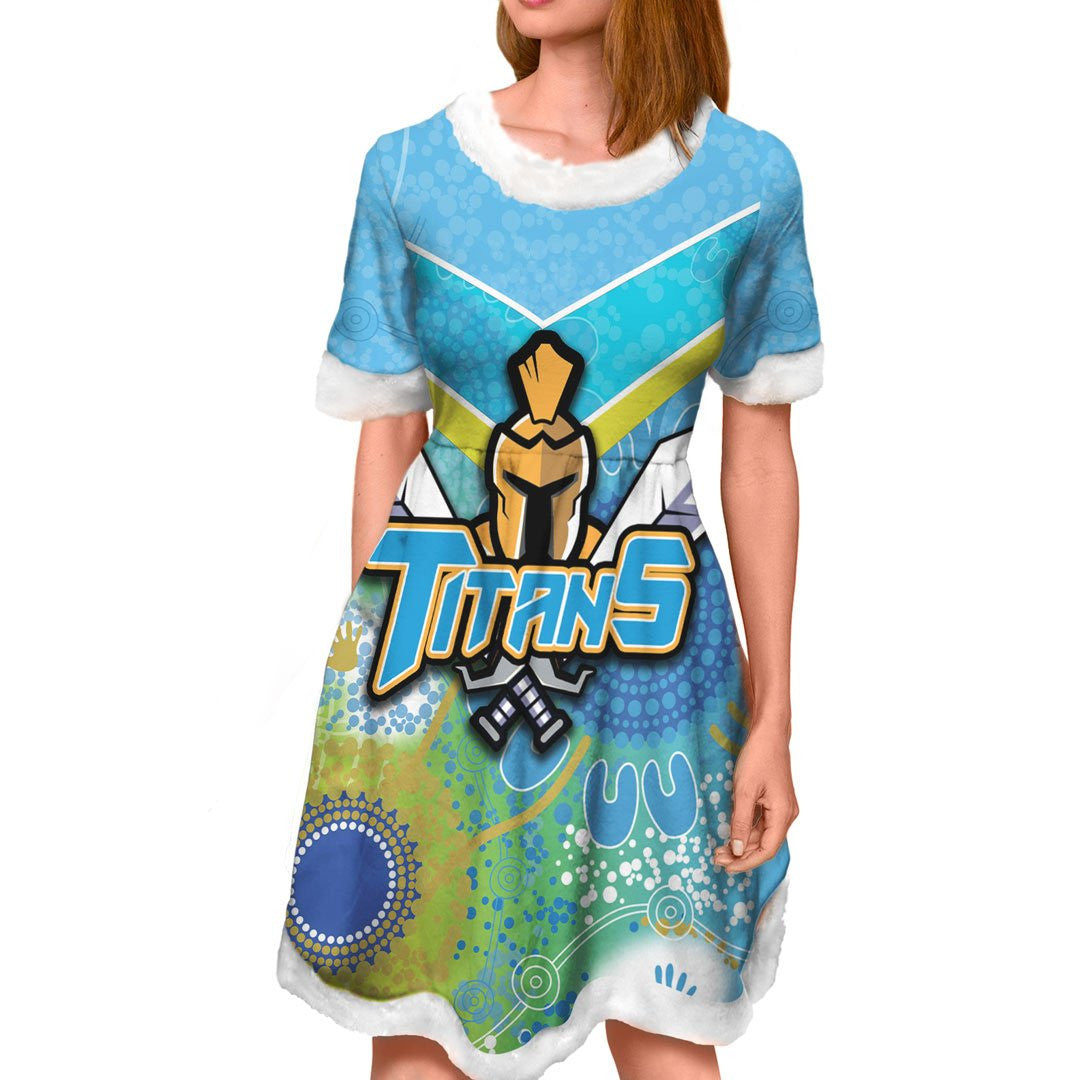 vibe-hoodie-dress-gold-coast-titans-indigenous-special-style-rugby-team-christmas-dress