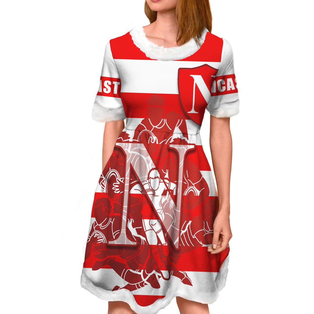 vibe-hoodie-dress-custom-newcastle-rebels-rugby-rugby-team-christmas-dress