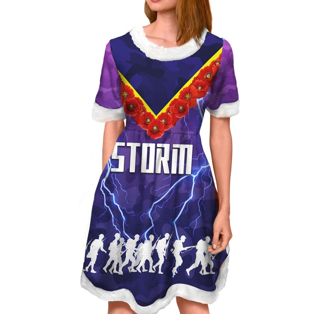 vibe-hoodie-dress-melbourne-storm-anzac-day-lest-we-forget-violet-rugby-team-christmas-dress