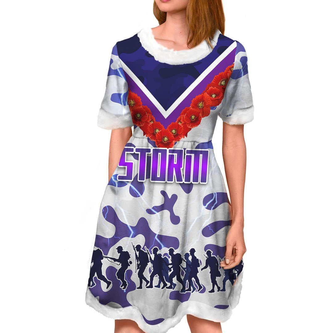 vibe-hoodie-dress-melbourne-storm-anzac-day-lest-we-forget-rugby-team-christmas-dress