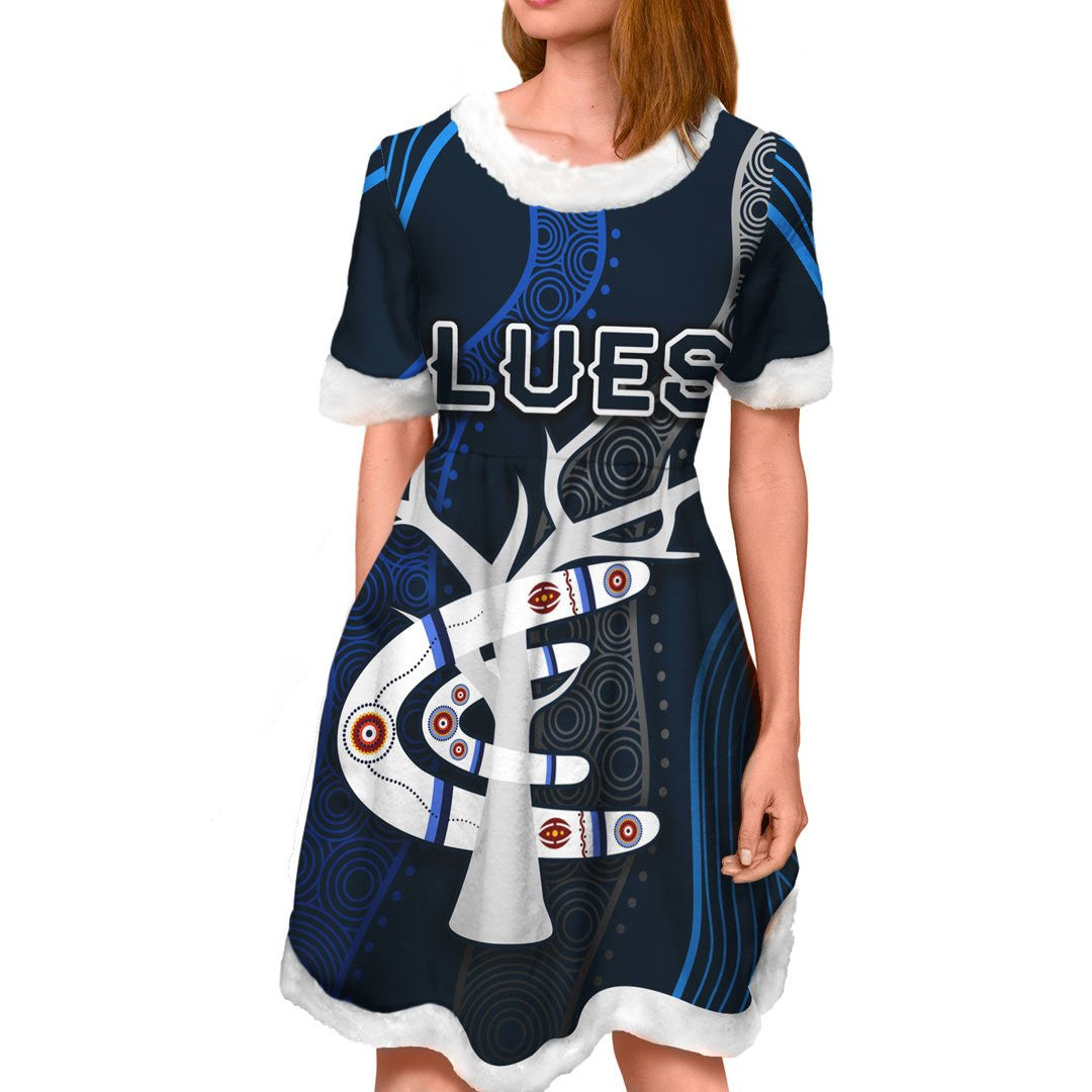 vibe-hoodie-dress-carlton-blues-indigenous-football-team-christmas-dress