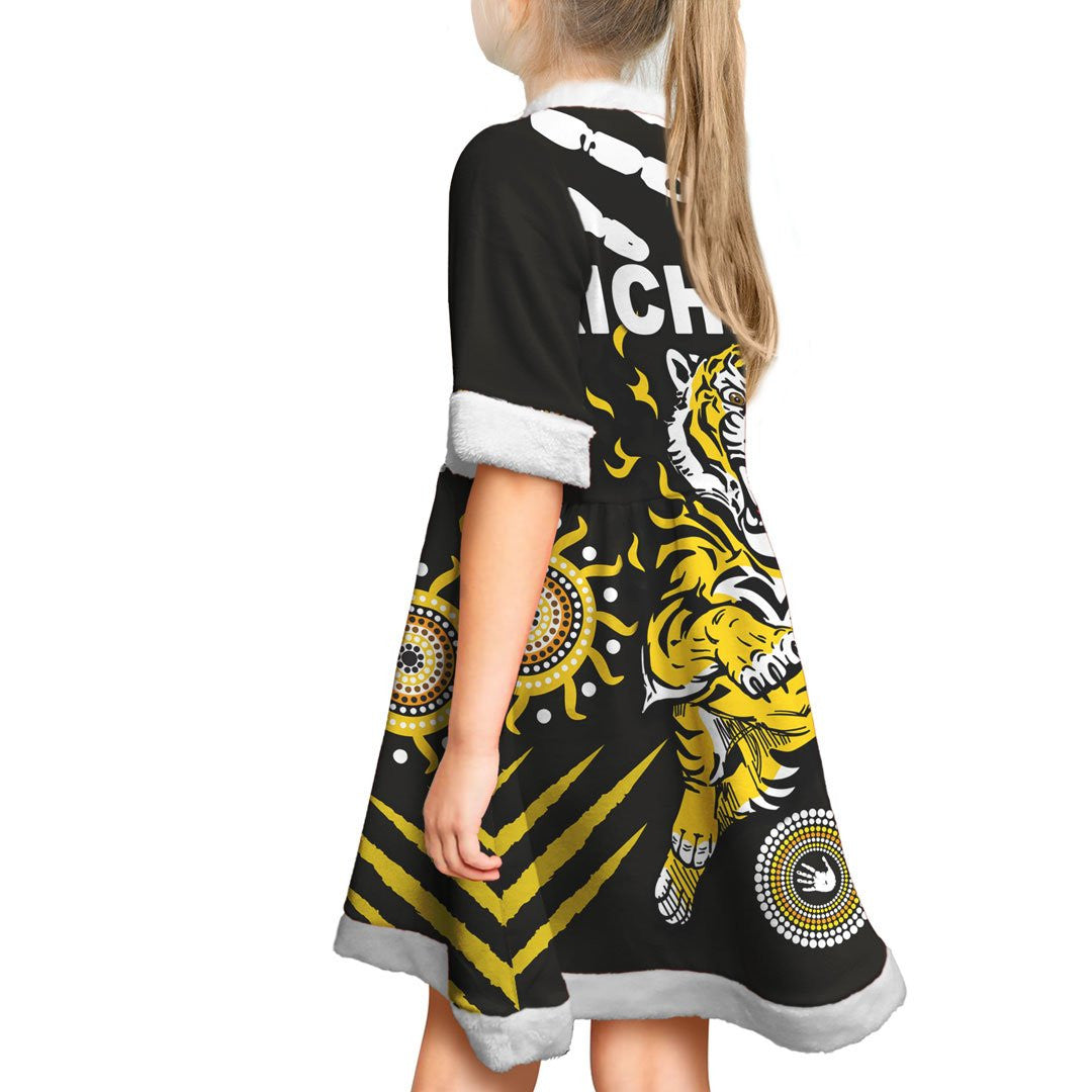 vibe-hoodie-dress-richmond-tigers-indigenous-football-team-christmas-dress