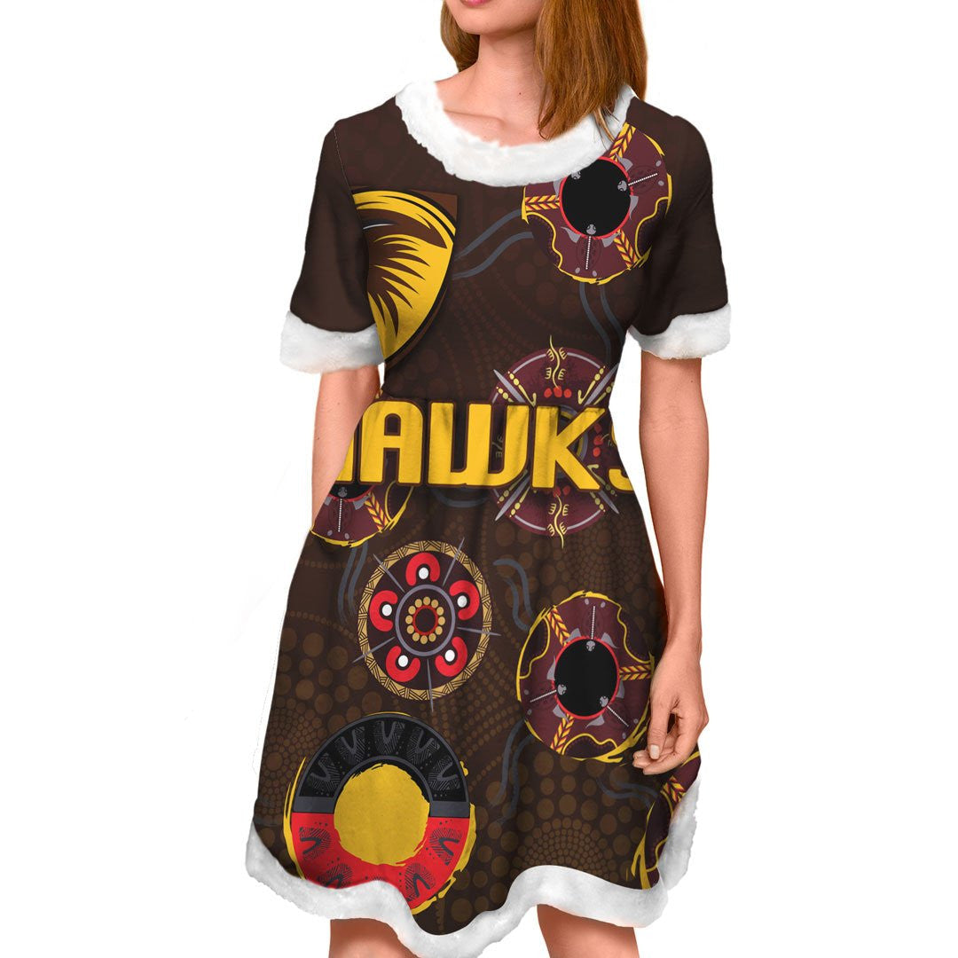 vibe-hoodie-dress-hawthorn-hawks-special-indigenous-football-team-christmas-dress