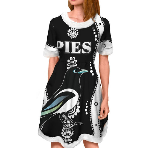 vibe-hoodie-dress-collingwood-magpies-indigenous-victory-football-team-christmas-dress