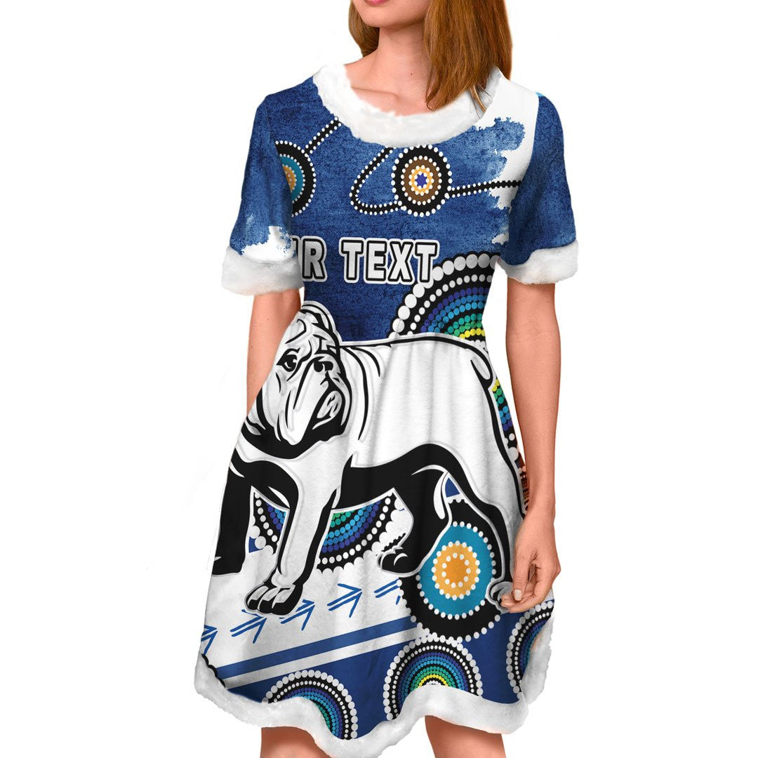 vibe-hoodie-dress-custom-canterbury-bankstown-bulldogs-grunge-indigenous-rugby-team-christmas-dress