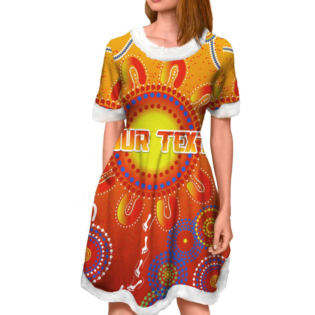 vibe-hoodie-dress-custom-gold-coast-suns-indigenous-football-team-christmas-dress