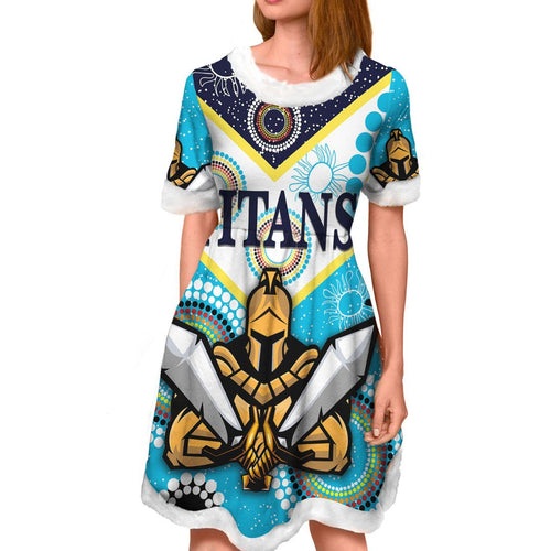 vibe-hoodie-dress-custom-gold-coast-titans-unique-indigenous-rugby-team-christmas-dress