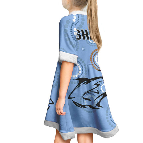 vibe-hoodie-dress-cronulla-sutherland-sharks-simple-rugby-team-christmas-dress