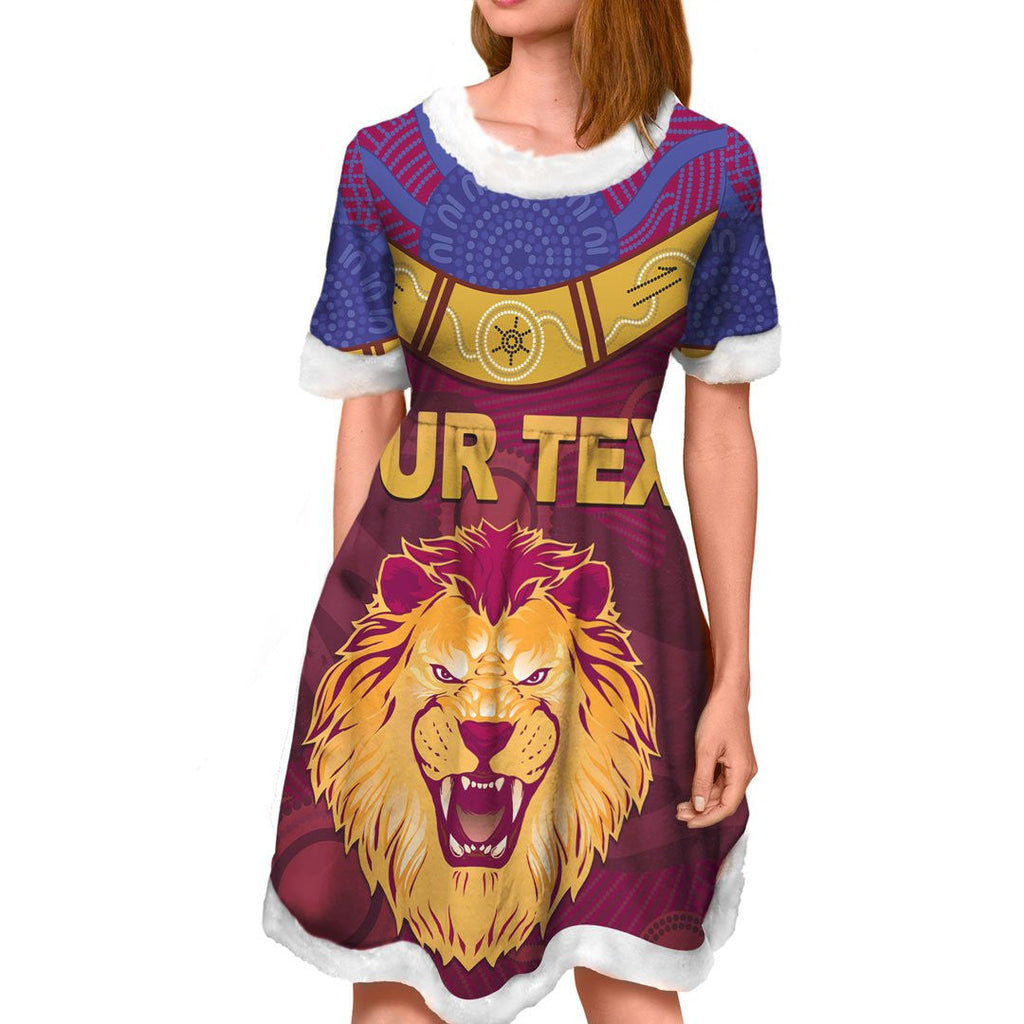 vibe-hoodie-dress-custom-brisbane-lions-indigenous-football-team-christmas-dress