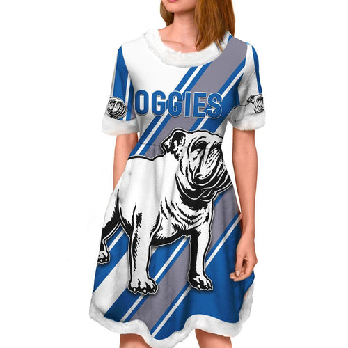 vibe-hoodie-dress-canterbury-bankstown-bulldogs-simple-style-rugby-team-christmas-dress