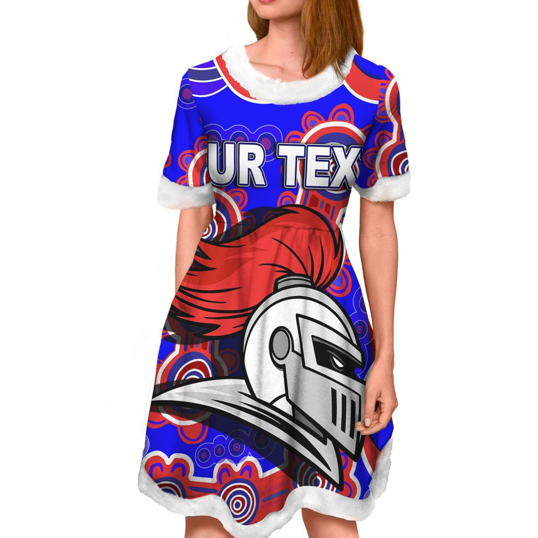 vibe-hoodie-dress-custom-newcastle-knights-indigenous-rugby-team-christmas-dress