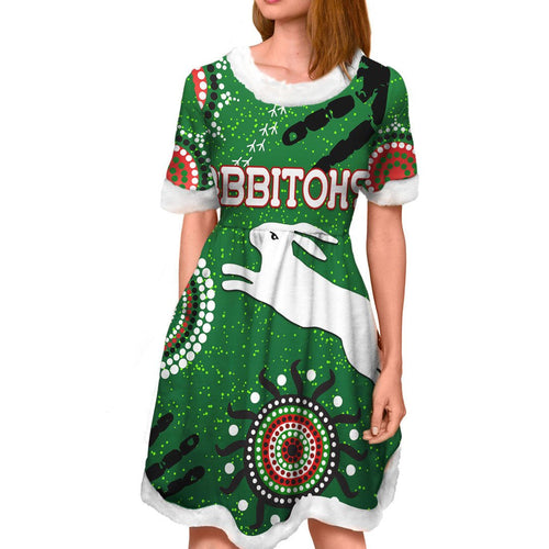 vibe-hoodie-dress-south-sydney-rabbitohs-unique-indigenous-rugby-team-christmas-dress