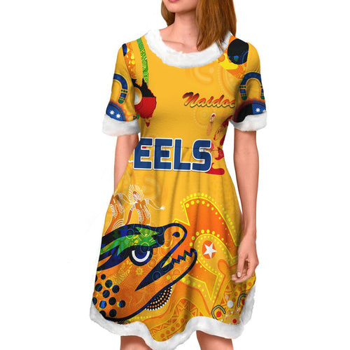 vibe-hoodie-dress-parramatta-eels-indigenous-naidoc-yellow-version-rugby-team-christmas-dress