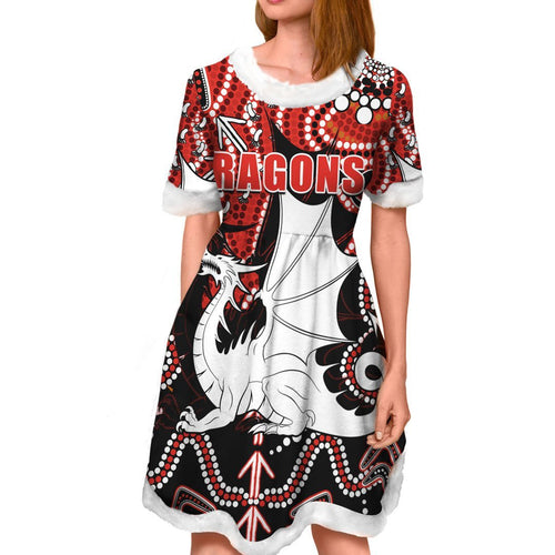 vibe-hoodie-dress-st-george-illawarra-dragons-special-indigenous-rugby-team-christmas-dress