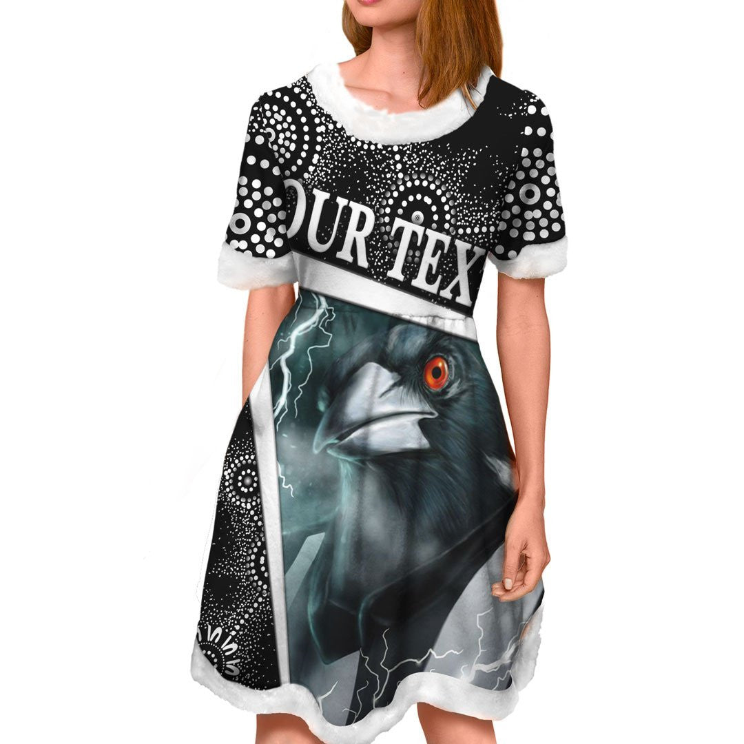 vibe-hoodie-dress-custom-collingwood-magpies-special-football-team-christmas-dress