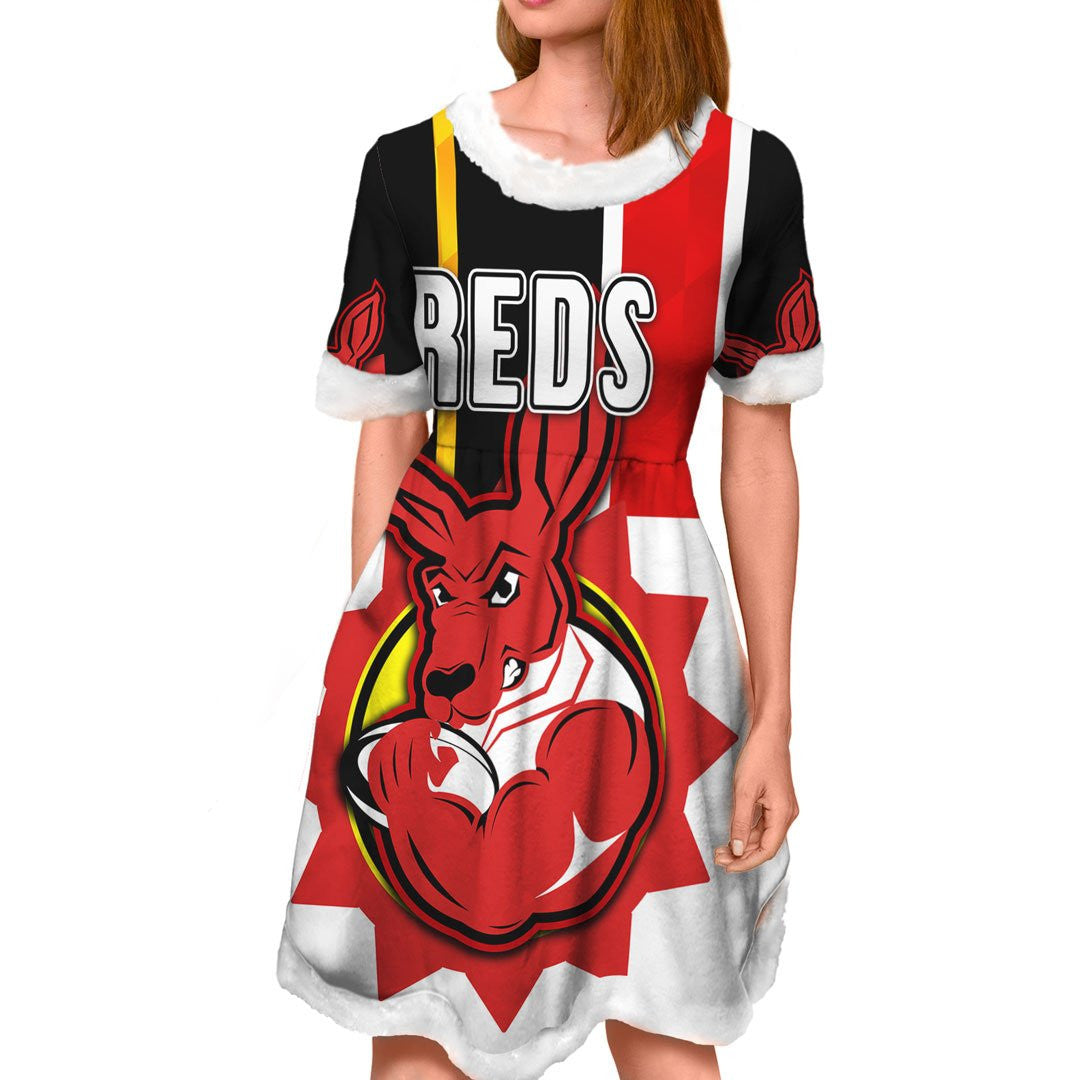 vibe-hoodie-dress-custom-reds-rugby-team-christmas-dress