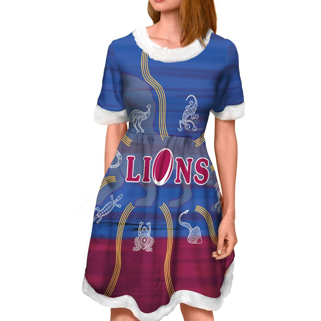 vibe-hoodie-dress-brisbane-broncos-simple-rugby-team-christmas-dress