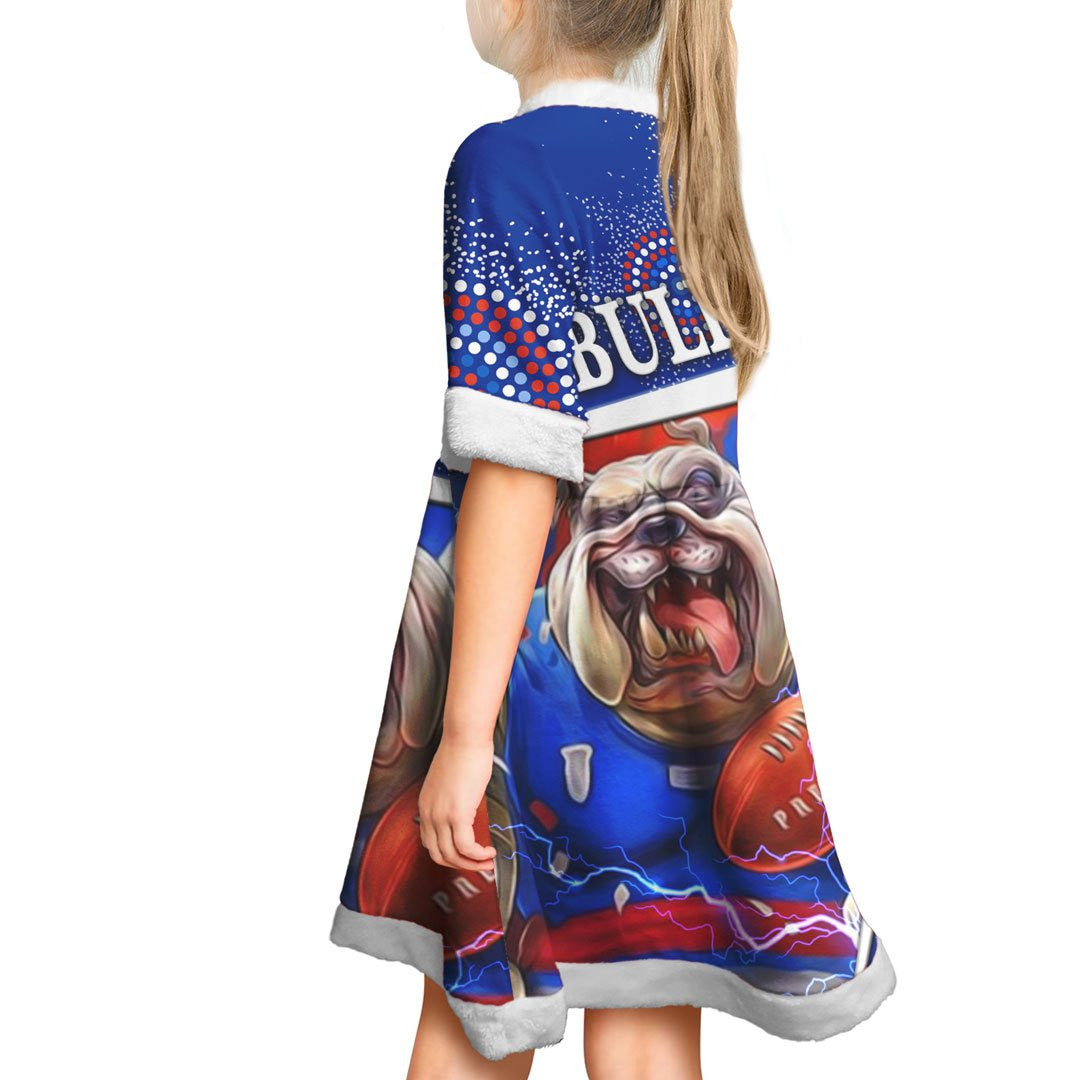 vibe-hoodie-dress-western-bulldogs-bulldogs-indigenous-football-team-christmas-dress