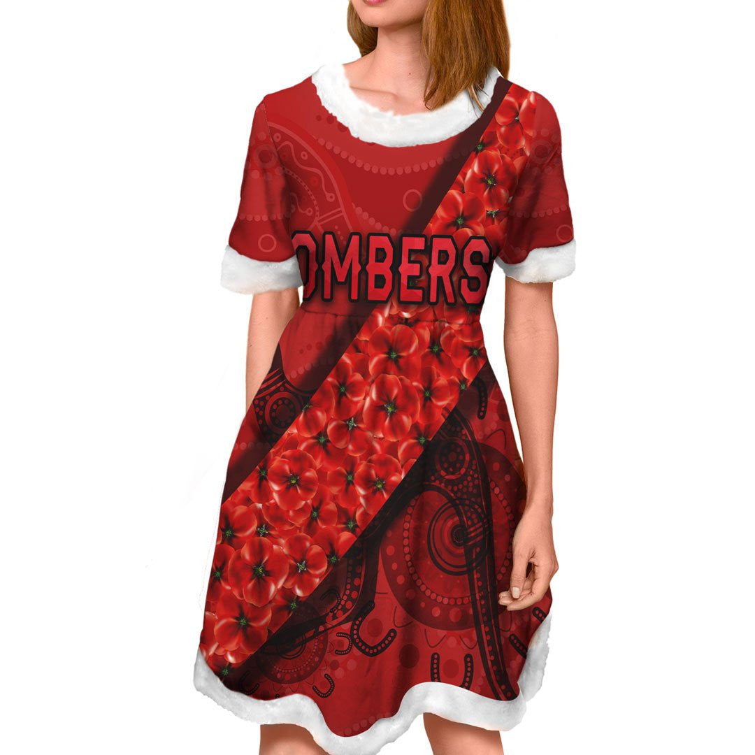 vibe-hoodie-dress-essendon-bombers-indigenous-red-version-football-team-christmas-dress