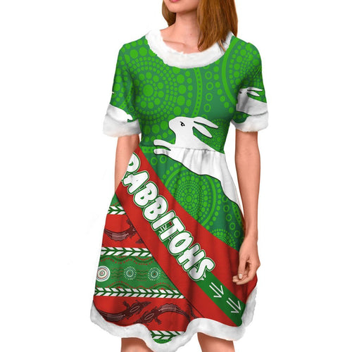vibe-hoodie-dress-south-sydney-rabbitohs-indigenous-aboriginal-rugby-team-christmas-dress