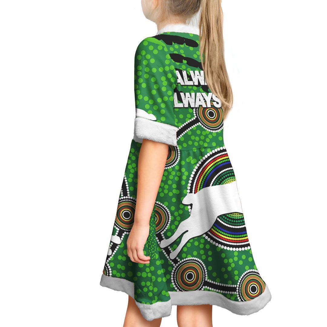 vibe-hoodie-dress-custom-south-sydney-rabbitohs-indigenous-original-rugby-team-christmas-dress