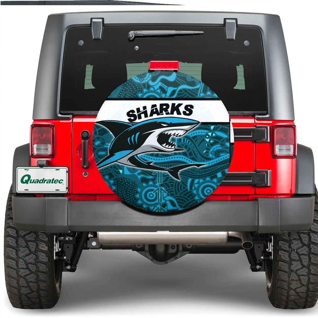 vibehoodie-tire-cronulla-sutherland-sharks-indigenous-new-rugby-team-spare-tire-cover