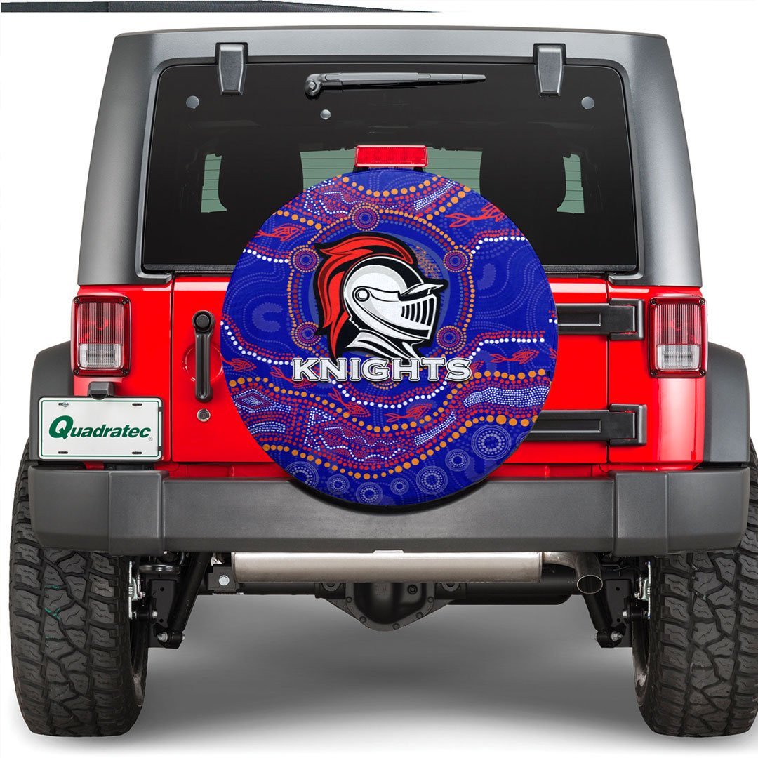 vibehoodie-tire-newcastle-knights-indigenous-rugby-team-spare-tire-cover