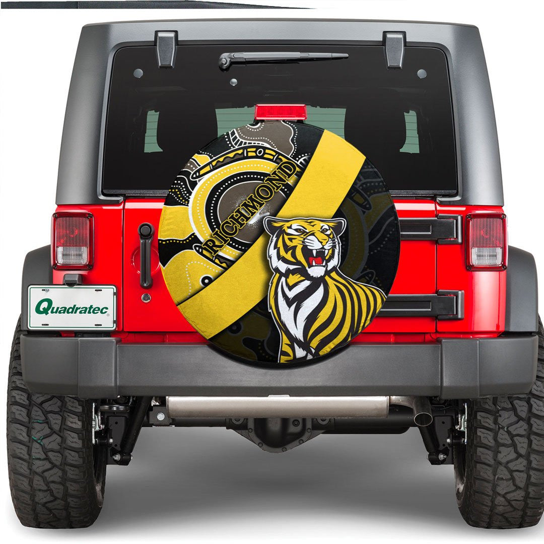 vibehoodie-tire-richmond-tigers-indigenous-special-football-team-spare-tire-cover
