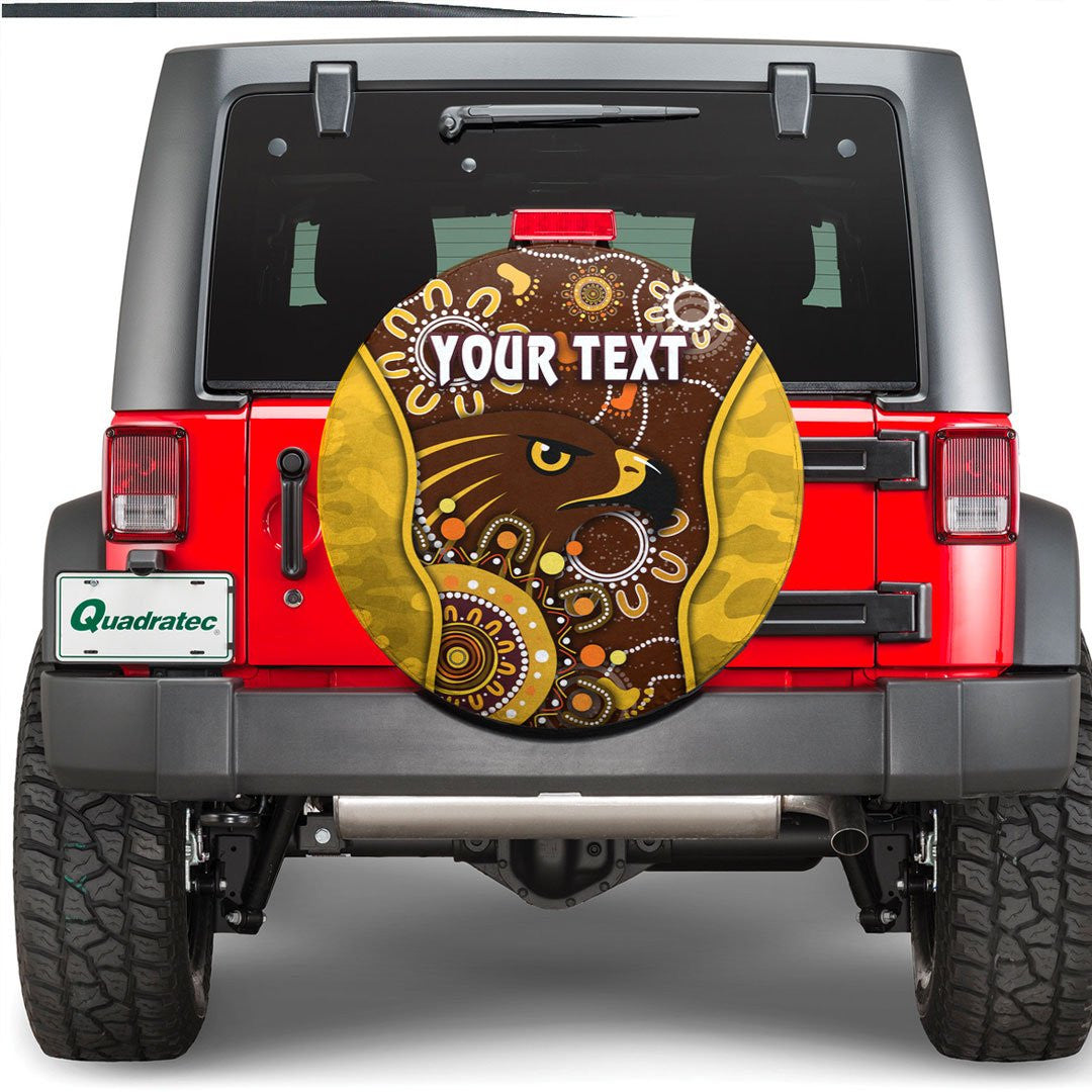 vibehoodie-tire-custom-hawthorn-hawks-indigenous-football-team-spare-tire-cover