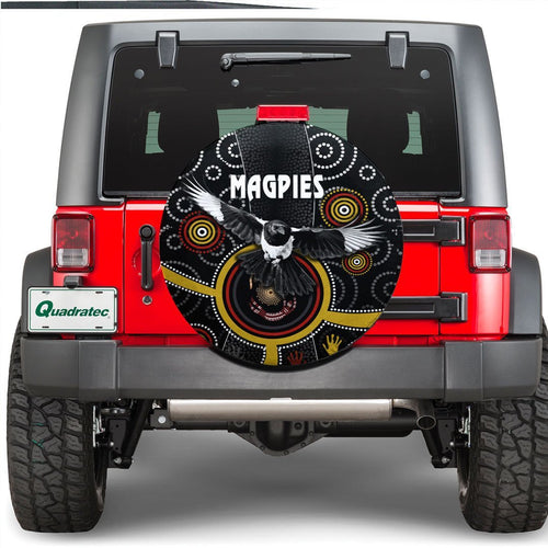 vibehoodie-tire-collingwood-magpies-indigenous-football-team-spare-tire-cover