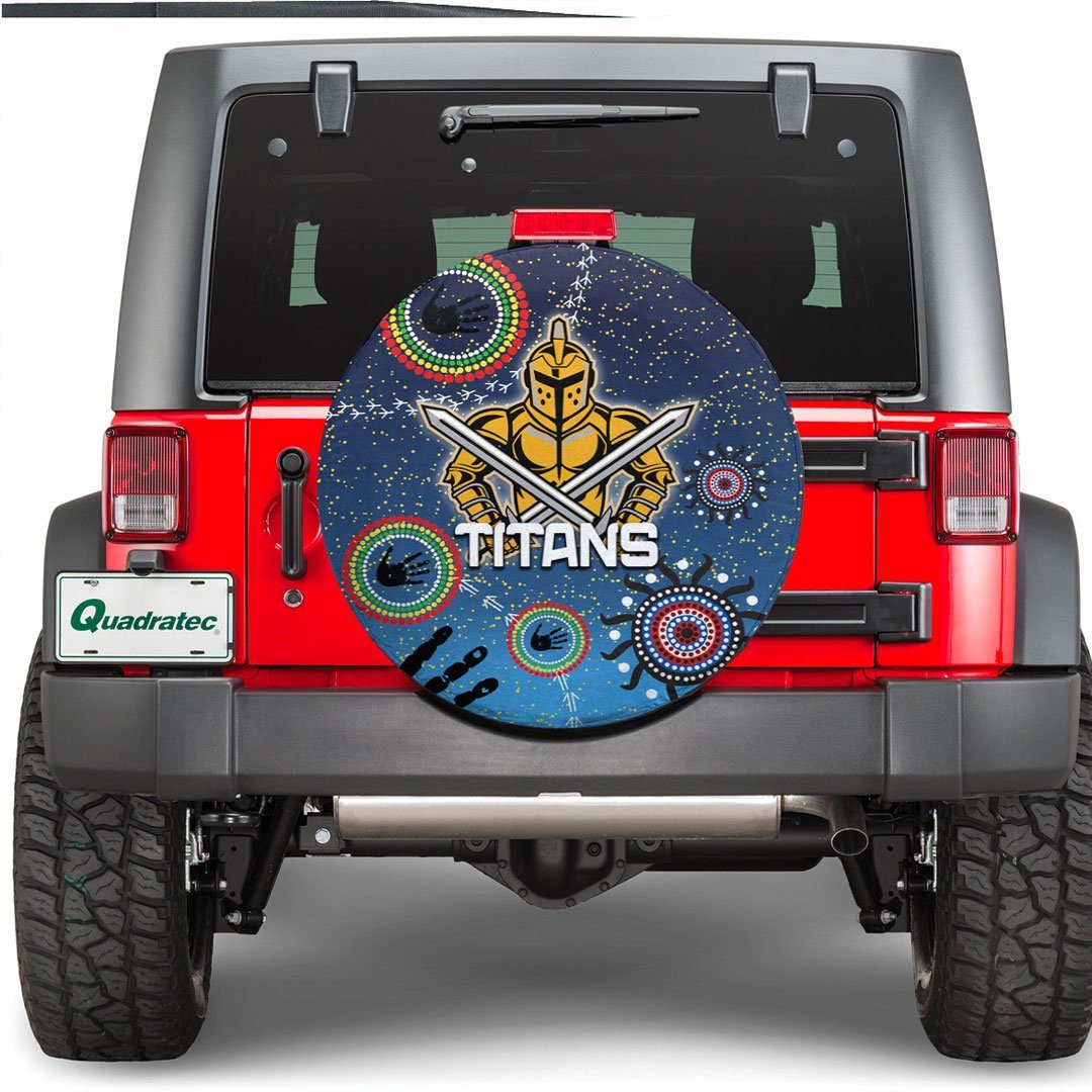 vibehoodie-tire-gold-coast-titans-naidoc-ver-rugby-team-spare-tire-cover