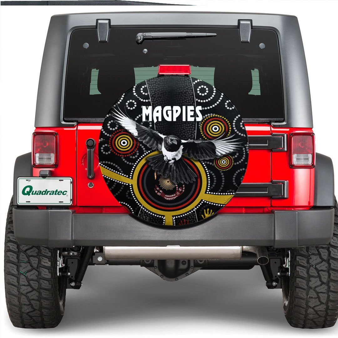 vibehoodie-tire-collingwood-magpies-special-indigenous-football-team-spare-tire-cover