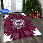 personalized-manly-warringah-sea-eagles-rug-logo