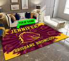 personalized-brisbane-broncos-rug-logo