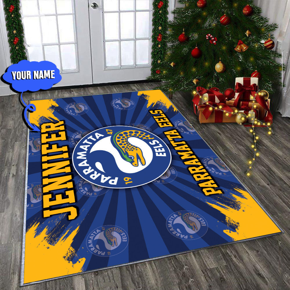 personalized-parramatta-eels-rug-logo