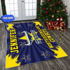personalized-north-queensland-cowboys-rug-logo