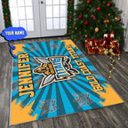 personalized-gold-coast-titans-rug-logo