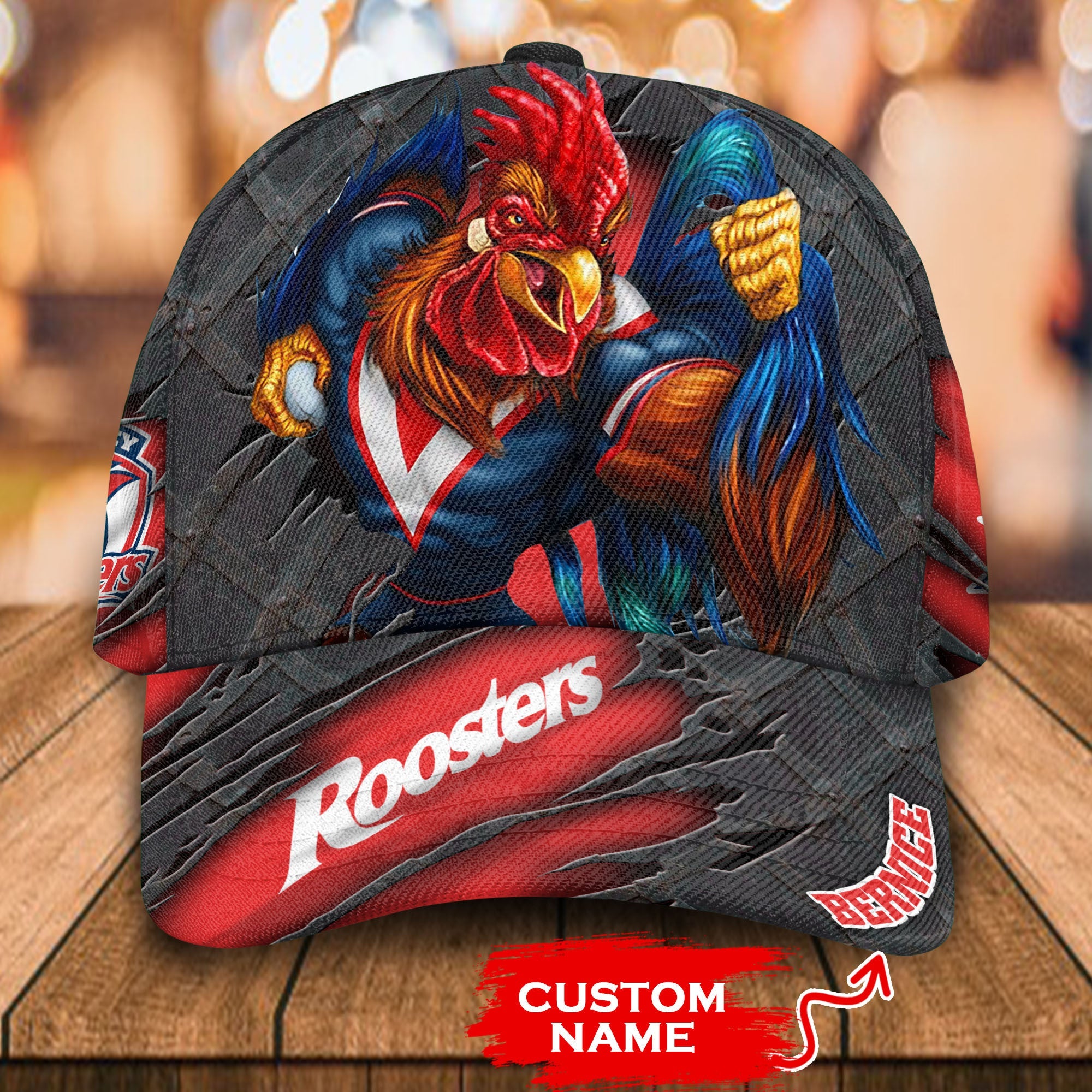 nrl-sydney-roosters-3d-mascost-classic-cap-custom-name-1