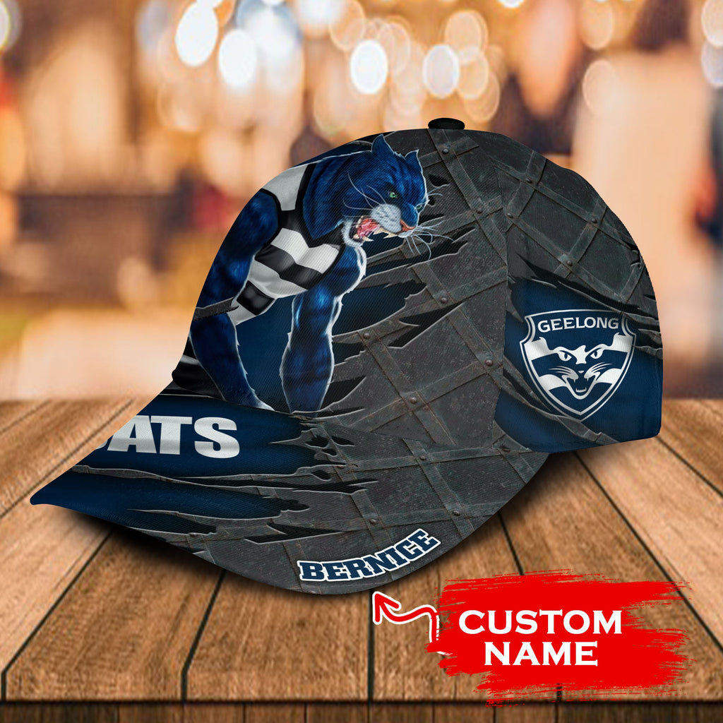 afl-geelong-cats-3d-mascost-classic-cap-custom-name